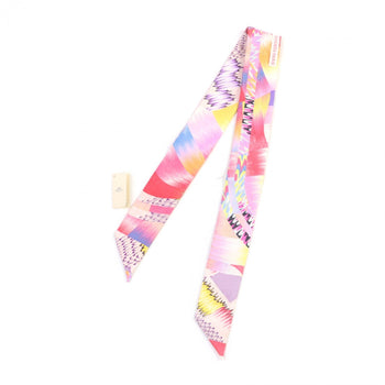 Hermes Scarf Silk Pink Type Kyoto Marble