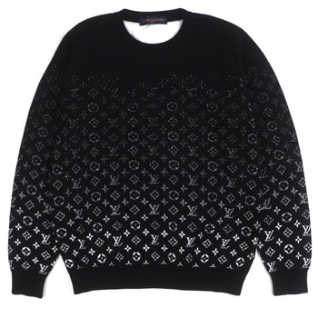 Louis Vuitton Sweater Hkn44W Cotton Black Monogram Gradient L