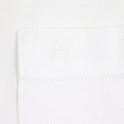 Hermes Short Sleeve T-Shirt Cotton White Orange M