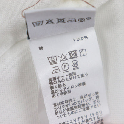 Hermes Short Sleeve T-Shirt Cotton White Orange M