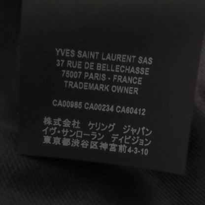 Saint Laurent Paris Riders Jacket 589455 Cowhide Black 38