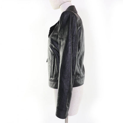 Saint Laurent Paris Riders Jacket 589455 Cowhide Black 38