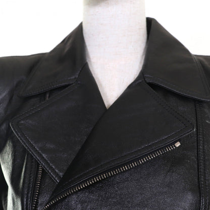 Saint Laurent Paris Riders Jacket 589455 Cowhide Black 38