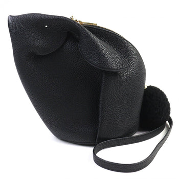 Loewe Pouch Leather Black