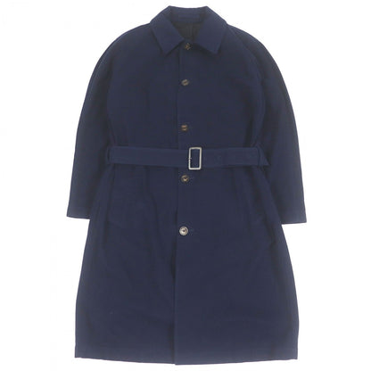 Lardini Stainless Collar Coat Cotton Navy 46