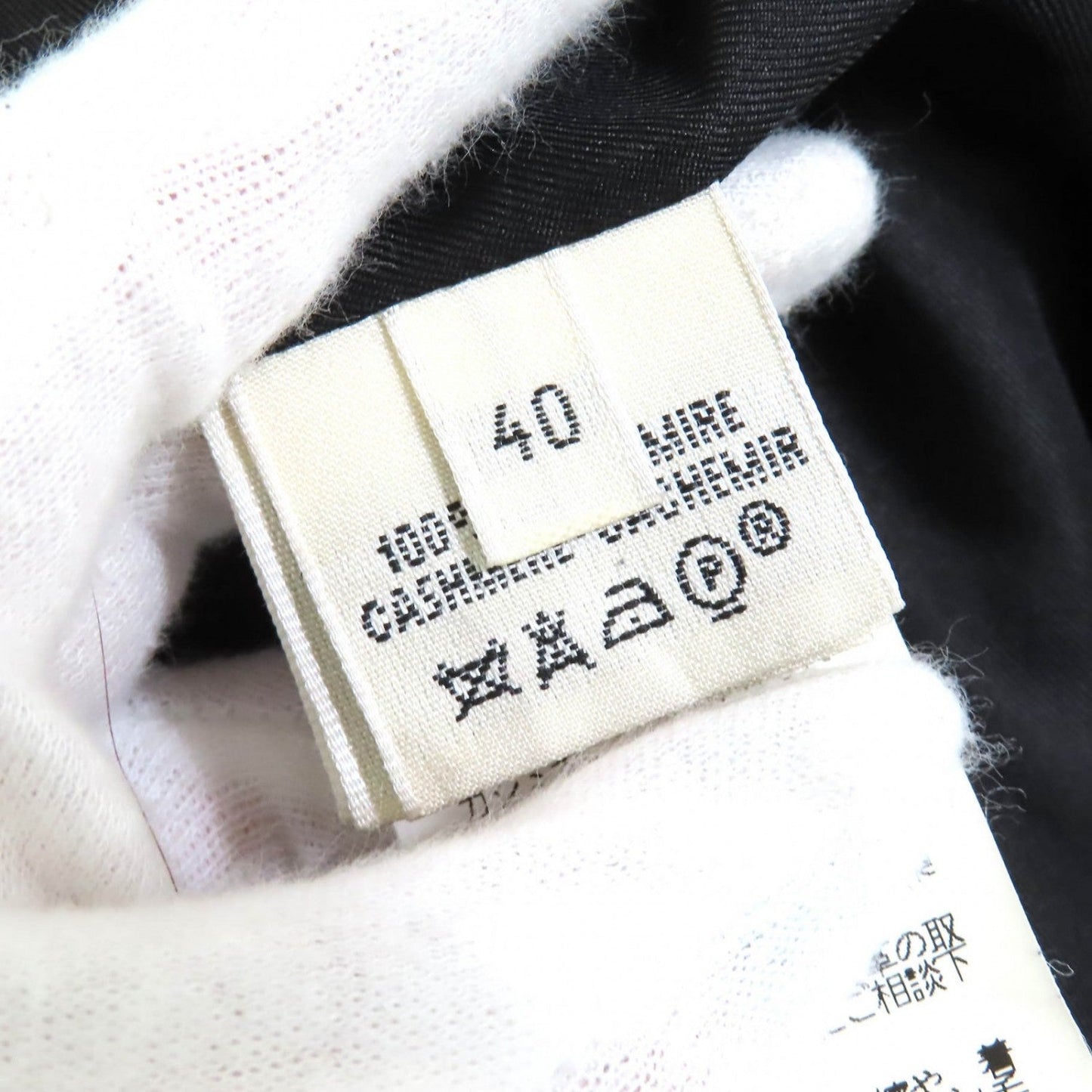 Hermes Coat Cashmere Charcoal Gray 40