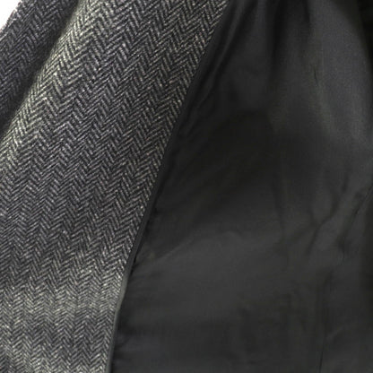 Hermes Coat Cashmere Charcoal Gray 40