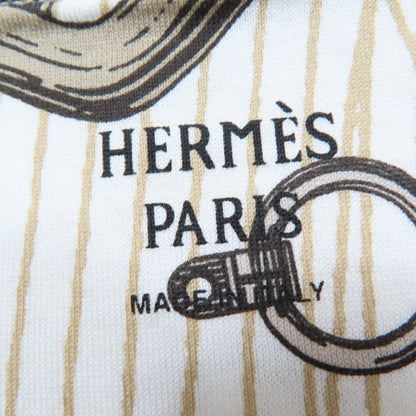 Hermes Short Sleeve T-Shirt 4H4648Dh Cotton Brown Type Kaleidoscope Effect 34