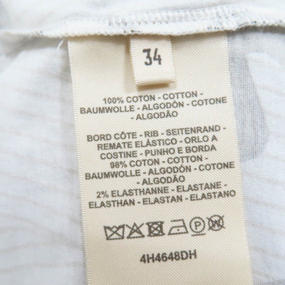 Hermes Short Sleeve T-Shirt 4H4648Dh Cotton Brown Type Kaleidoscope Effect 34