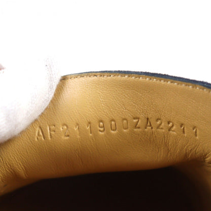 Hermes Loafers Suede Leather Navy Constance Moccasin Paris 40