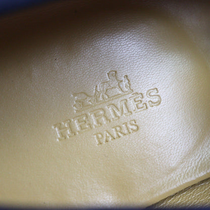 Hermes Loafers Suede Leather Navy Constance Moccasin Paris 40