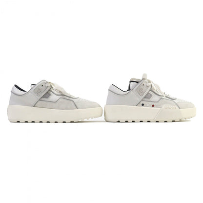 Moncler Low Cut Sneakers Leather Light Gray White Promyx Space 36