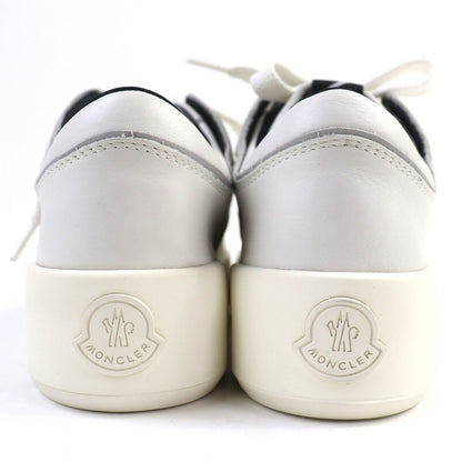 Moncler Low Cut Sneakers Leather Light Gray White Promyx Space 36