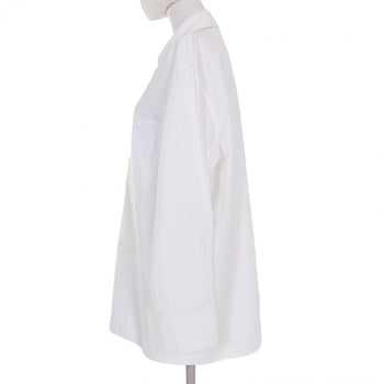 Hermes Long Sleeve Shirt 4E0601Dv Cotton White 38