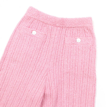 Chanel Pants 22P P72283K1414 Rayon Pink 36