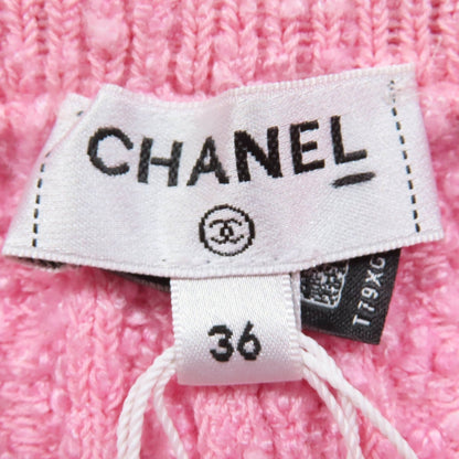 Chanel Pants 22P P72283K1414 Rayon Pink 36