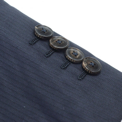 Gucci Suit 221531 Wool Navy Stripe Pattern 7-48R