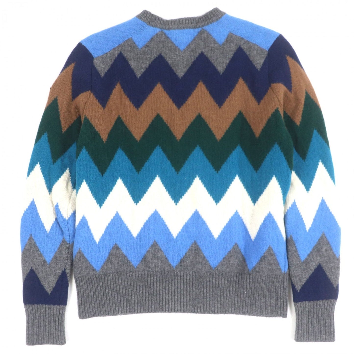 Moncler Sweater Wool Gray Blue S