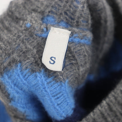 Moncler Sweater Wool Gray Blue S
