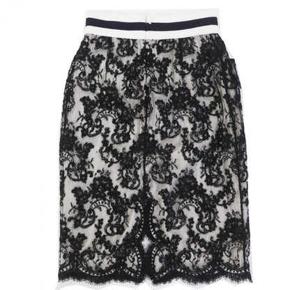 Chanel Skirt P56061V42335 Cotton White Black 36