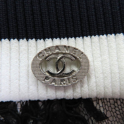 Chanel Skirt P56061V42335 Cotton White Black 36