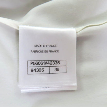Chanel Skirt P56061V42335 Cotton White Black 36