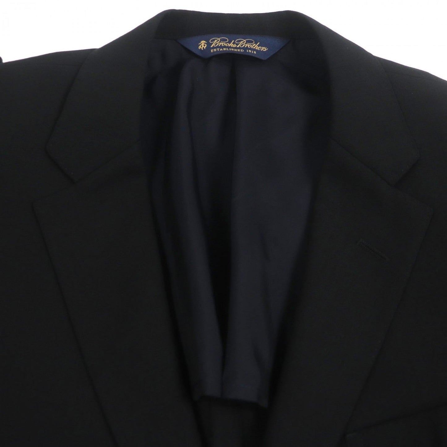 Brooks Brothers Setup Wool Black Brookscool Milano 41