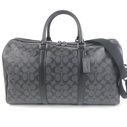 Coach Shoulder Bag C5305 Coated Canvas Black Type Ventura Bag Signature Canvas