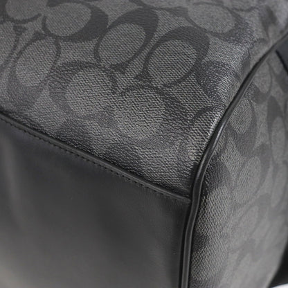 Coach Shoulder Bag C5305 Coated Canvas Black Type Ventura Bag Signature Canvas