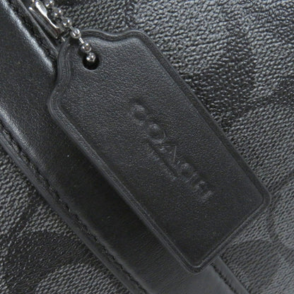 Coach Shoulder Bag C5305 Coated Canvas Black Type Ventura Bag Signature Canvas