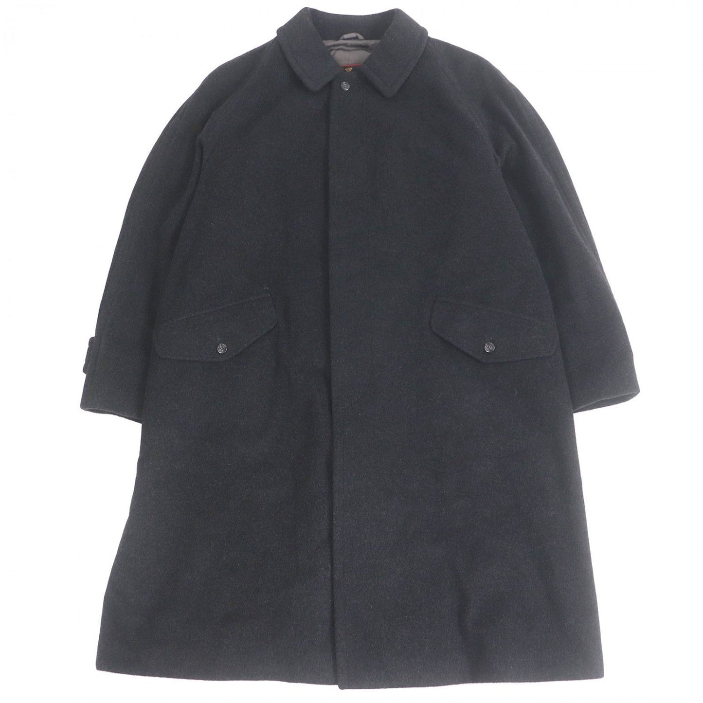 Herno Stainless Collar Coat Cashmere Charcoal Gray Equivalent To L Size