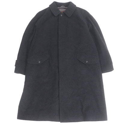 Herno Stainless Collar Coat Cashmere Charcoal Gray Equivalent To L Size