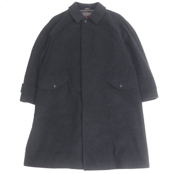 Herno Stainless Collar Coat Cashmere Charcoal Gray Equivalent To L Size