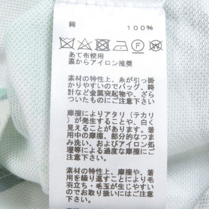 Hermes Short Sleeve Polo Shirt Cotton White Type S