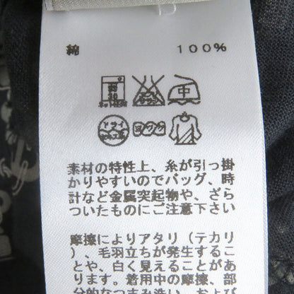 Hermes Short Sleeve T-Shirt Cotton Blue Gray Type L