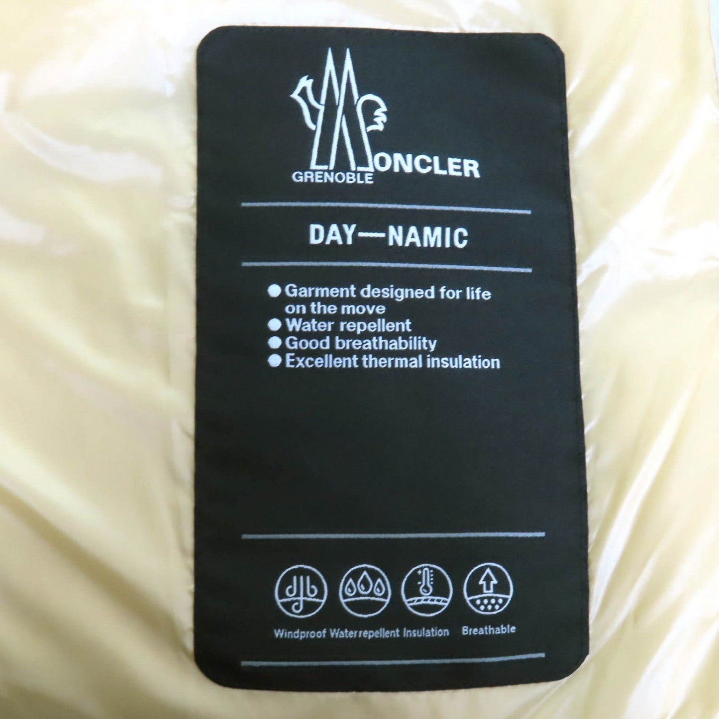 Moncler Grenoble Down Vest Nylon Off White Sorapis