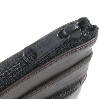 Porter Business Bag Leather Brown Around Brief Case