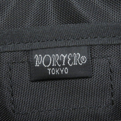 Porter Business Bag Leather Brown Around Brief Case