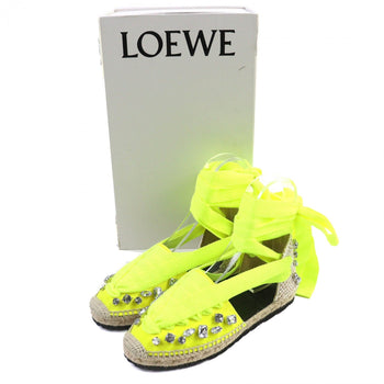 Loewe Sandals Jute Neon Yellow 36