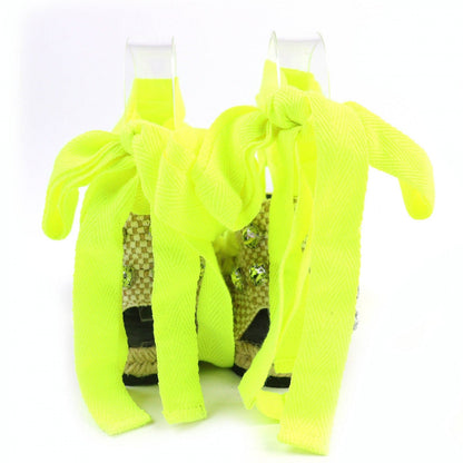 Loewe Sandals Jute Neon Yellow 36