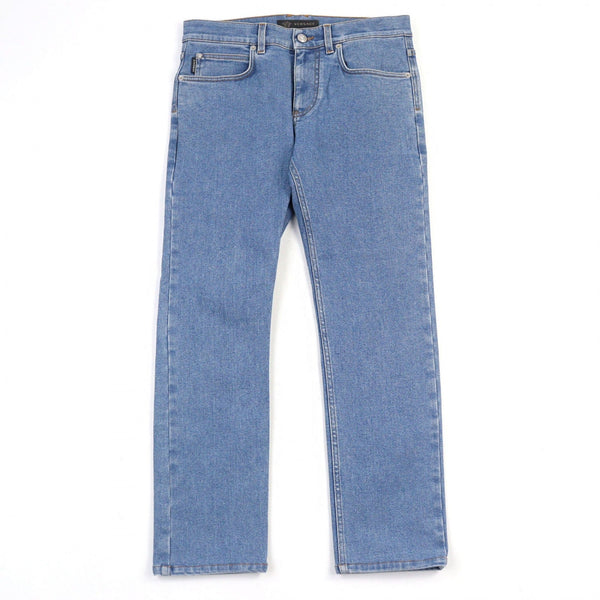 Versace Denim Pants A85190 Cotton Light Blue Type 30