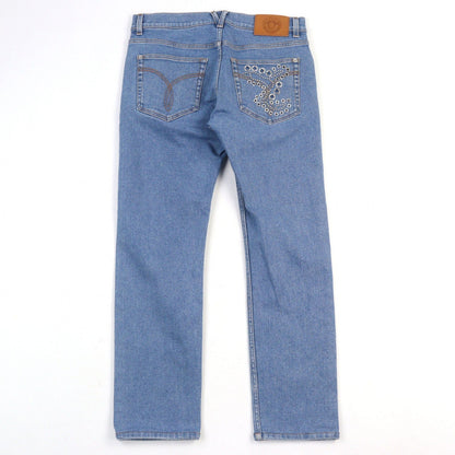 Versace Denim Pants A85190 Cotton Light Blue Type 30