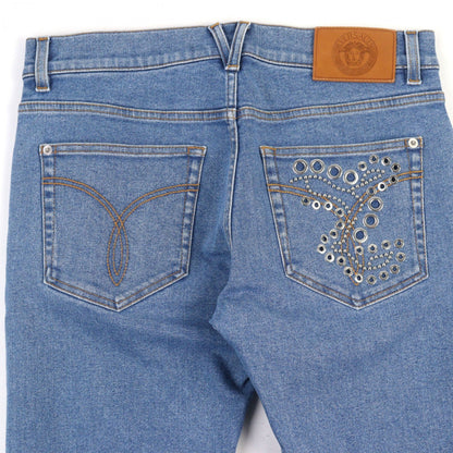 Versace Denim Pants A85190 Cotton Light Blue Type 30