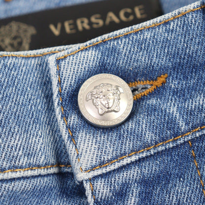 Versace Denim Pants A85190 Cotton Light Blue Type 30