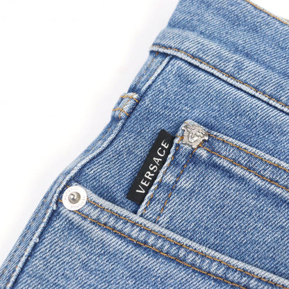 Versace Denim Pants A85190 Cotton Light Blue Type 30