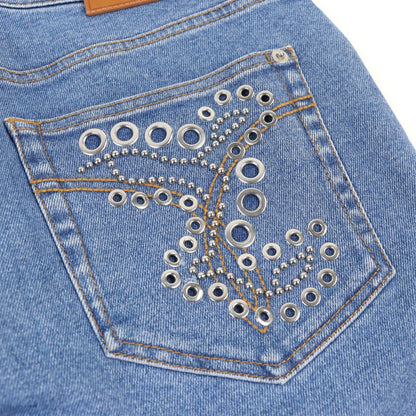 Versace Denim Pants A85190 Cotton Light Blue Type 30