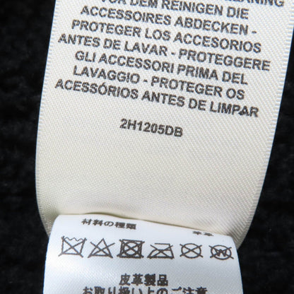 Hermes Jacket Sheep Leather Navy Black 34