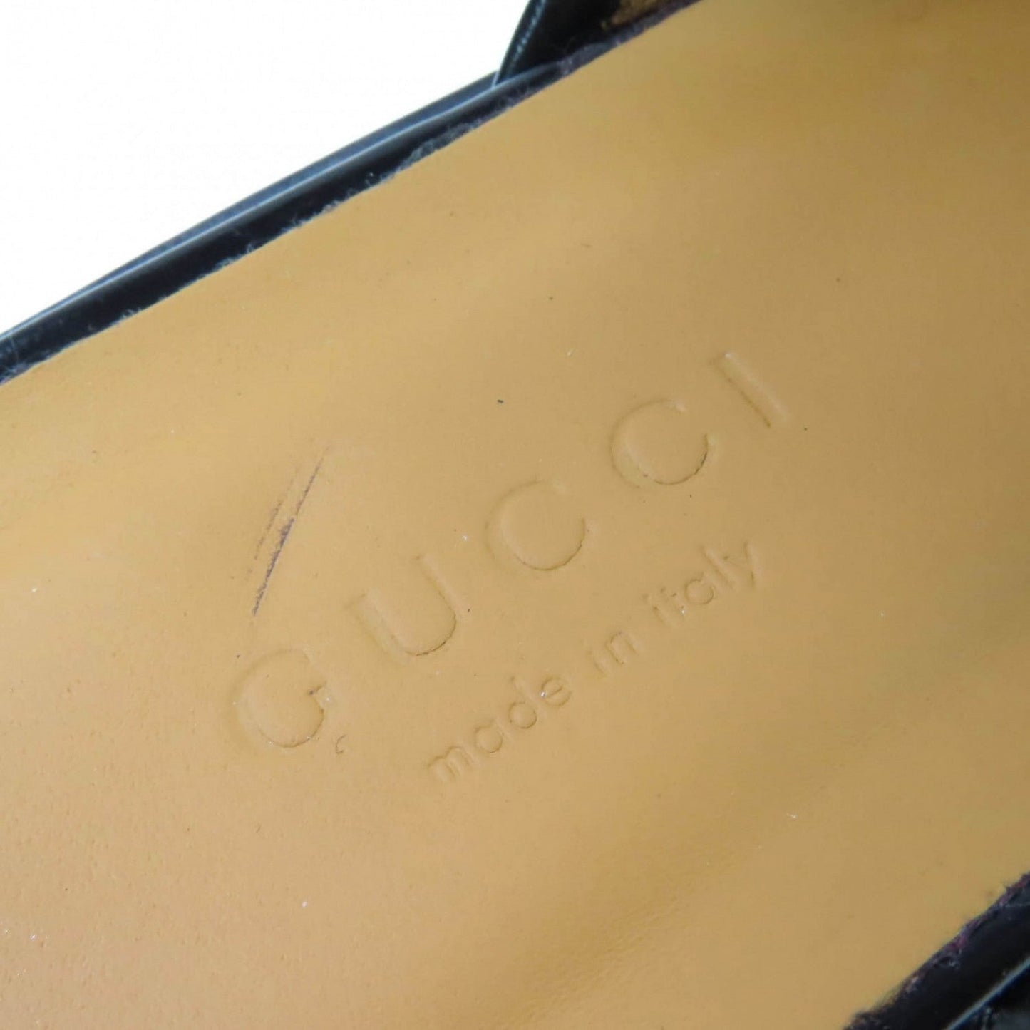 Gucci Mule 764207 Leather Black 35