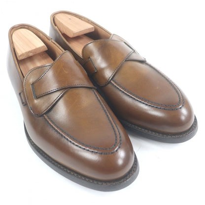 Crockett&Jones Loafers Leather Brown Selby 7 E