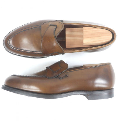 Crockett&Jones Loafers Leather Brown Selby 7 E